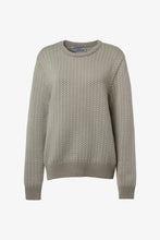 Ladda upp bild till gallerivisning, Olga Stickad grå tröja bomull