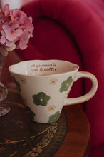 Ladda upp bild till gallerivisning, Mugg All you need is love & coffee Majas Cottage
