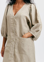 Ladda upp bild till gallerivisning, Casandra Klänning linen Beige
