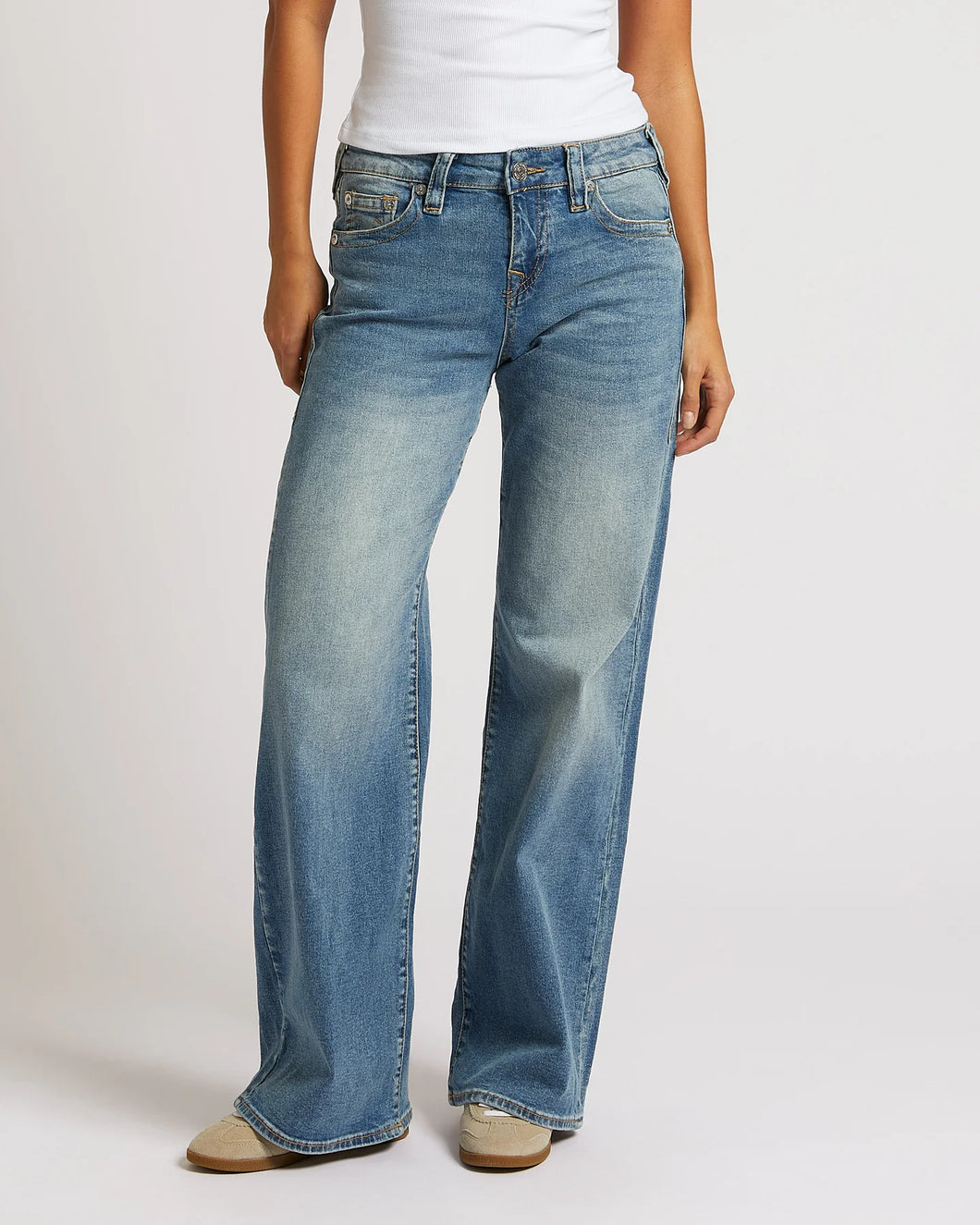 True Religion Jeans - Bobbi Baggy Jean Medium wash