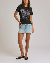 Ladda upp bild till gallerivisning, True Religion jeanskjol - Sadie mini denim skirt flap - Freckle Wave
