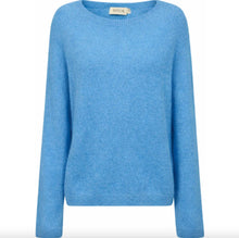 Ladda upp bild till gallerivisning, Stickad tröja Alpaca Depeche - Jeans blå
