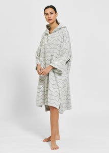 Frottéponcho Våg