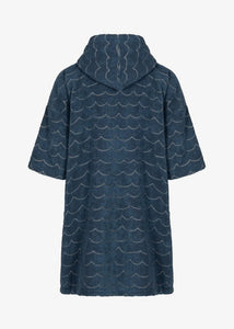 Frottéponcho Våg