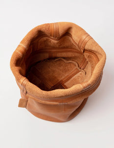 Leather pot/kruka